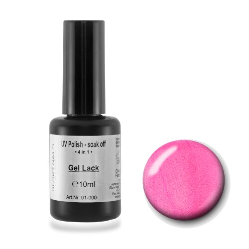 4 in 1 - UV Gel Polish-soak off, 10ml pearly pink