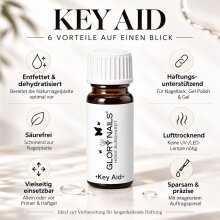 Key Aid – Acid-Free Nail Dehydrator & Degreaser, 10 ml