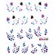 Decal - Schmetterlinge & Blumen (BLE305)