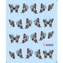 Decal - abstrakter Schmetterling (BLE926)