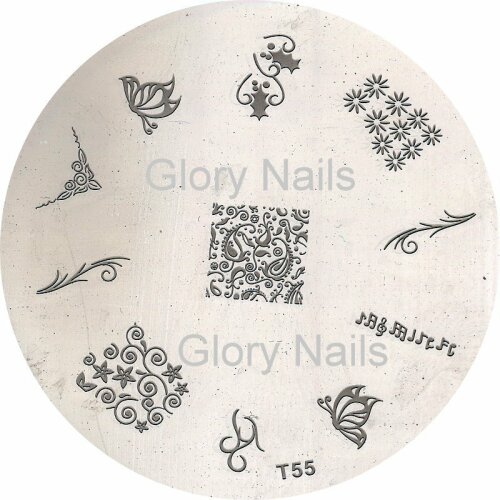 Stamping Pattern 7cm - T55