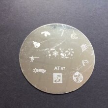 Stamping Plate - Motiv AT07 - Xmas