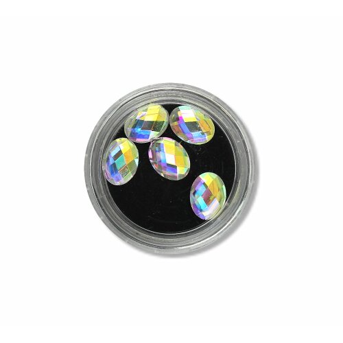 Glas Strass Formen - oval - 08