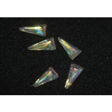 Glass Rhinestone Shapes, aurore - triangle