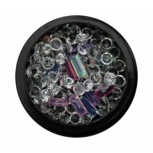 Nail Art Box - 3D - opaque pastells / crystal