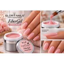 FiberGel Opaque Nude – Aufbaugel, 50 ml