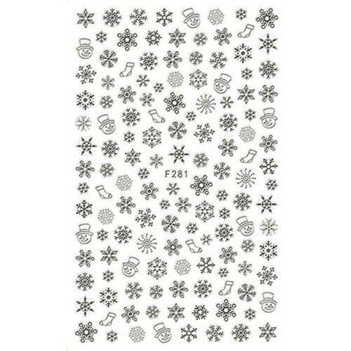 X Mas Sticker - weihnachtliche Motive 281 silber
