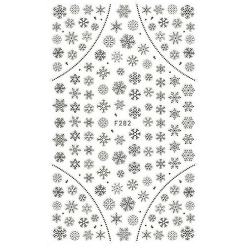 X Mas stickers - Christmas motifs 282 silver