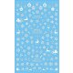 X Mas stickers - Christmas motifs 283 white