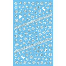 X Mas Sticker - Christmas motives 284 white