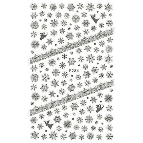 X Mas Sticker - Christmas motives 284 silver