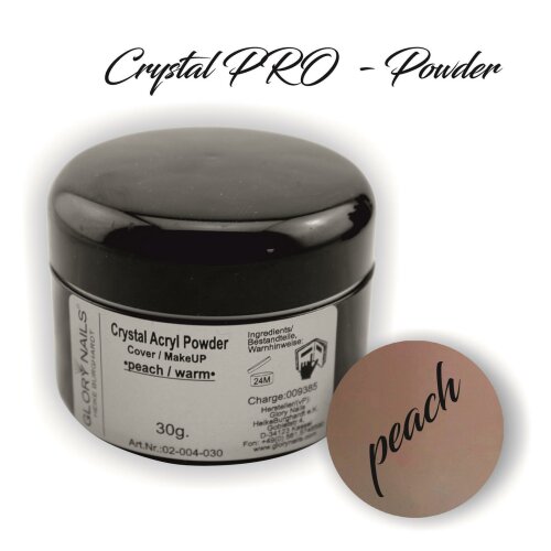 CrystalAcrylPowder - Make UP - peach/warm  30g