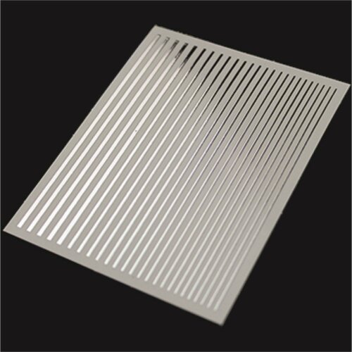 Flexible Stripe Sticker - silver