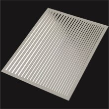 Flexible Stripe Sticker - silver
