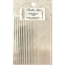 Flexible Stripe Sticker - silver