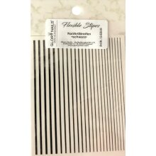 Flexible Stripe Sticker - black