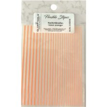 Flexible Stripe Sticker - neon orange