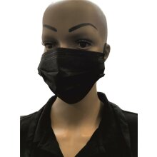 Hygiene mask, 3-layers black