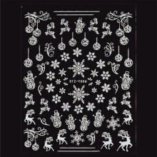 Xmas sticker - night glowing motifs