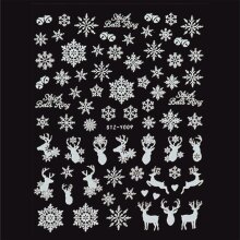 Xmas sticker - night glowing motifs