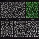 Xmas sticker - night glowing motifs