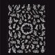 Xmas sticker - night glowing motifs