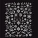 Xmas sticker - night glowing motifs