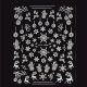 Xmas sticker - night glowing motifs
