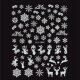 Xmas sticker - night glowing motifs