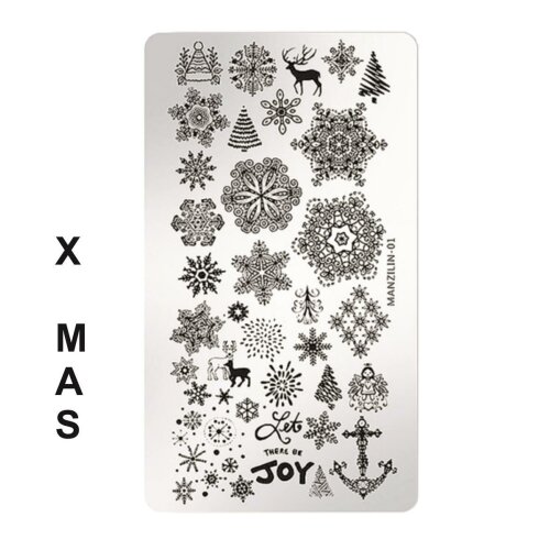 Stamping Plate -  Xmas