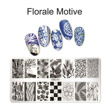 Stamping Schablone -  Florale 1