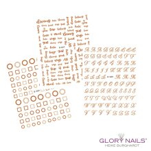 Nail Art Sticker - Rosé Gold