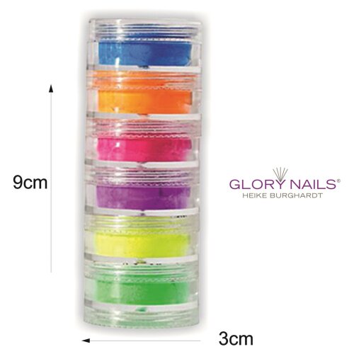 Neon Pigment - Candy Color Set - 6Colors  - Free from 40EUR order value