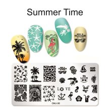 Stamping Schablone -  Summer Time 5