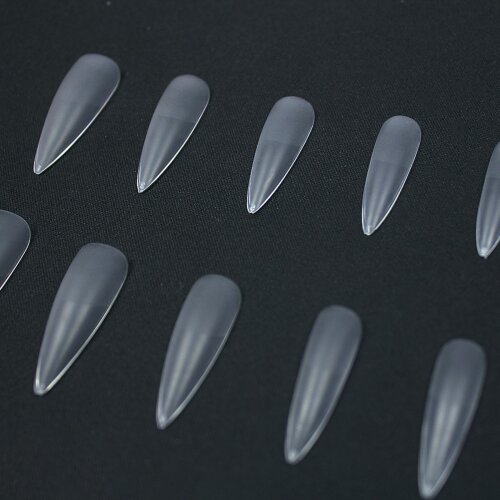 Fullcover Frosted Almond Shape Tips - 120pcs Box