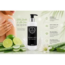 Hand & Body Butter - white limetta & aloe vera - 240ml