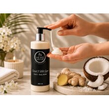 Hand & Body Butter - coconut & white ginger - 400ml