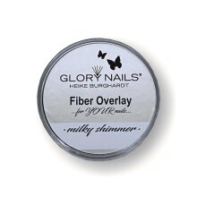 Fiber Overlay Gel - 15ml milky glam