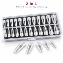Premium Fullcover Tips 2-in-1 - 240 Stück