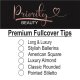 Premium Fullcover Tips 2-in-1 - 240 Stück